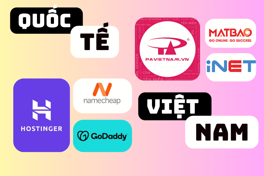 những nhà cung cấp tên miền